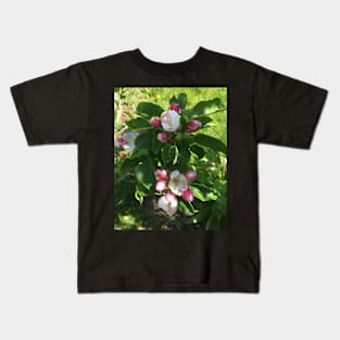 Abundant Apple Blossoms Kids T-Shirt